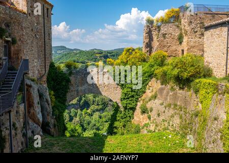 Les rues et les bâtiments de la petite ville de Grosseto en Toscane, Italie Banque D'Images