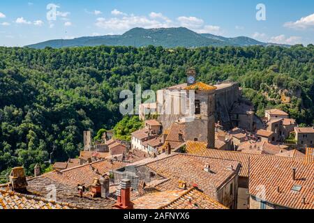 Les rues et les bâtiments de la petite ville de Grosseto en Toscane, Italie Banque D'Images