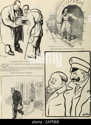 . Examen des évaluations et de travail du monde. Indomptable. Du reste du monde (New York). L'Oncle Sam : Prendre le cœur des leçons du passé.à partir de la tribune (Chicago). Certains dessins des HOMMAGES À L'GRIT DE SAN FRANCISCO. 673 LE MENSUEL AMÉRICAIN REF EIV/^IEIVS DE REI. ^ ^j&lt;Al±^^ ?. Banque D'Images