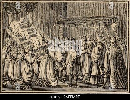 . La Protestant : essais sur les principaux points de controverse entre l'Église de Rome et les Réformés : avec une annexe illustrant Jesuitism, monachism papauté et en Amérique ... No 40. Le Senebras ou l'obscurité, p. 10.. N° 41. Procession de l'hôte jusqu'à la tombe, p. 10. Banque D'Images