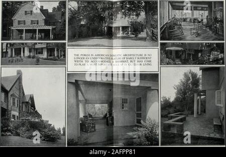 . American maisons et jardins. r *. AMERICAN H0mes et jardins. AMERICAN 212 maisons et jardins, juin 191 Banque D'Images