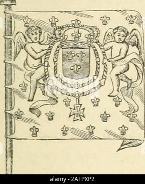 . Numéro de notre drapeau, avec 1197 drapeaux en couleurs et 300 d'autres illustrations en noir et blanc. L'eed la norme et d'armes de l'empire récemment tombées, thesecond et whichwere les mêmes que celles du premier empire, reste dans l'avenir.Le pavillon de l'île d'Elbe, présenté par Napoléon à l'NationalGuard d'Elbe, 1814, et utilisée par lui à son retour en France, l'année suivantes, est maintenant exposé à la collection d'MadameTassaud & Sons, Londres. Il est composé de soie tricolore,et l'ensemble des ornements sont richement brodé. insilver L'envers a exactement les même éléments wi Banque D'Images