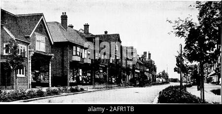 . Letchworth Garden City de 55 images. STATION PLACE tf, Looking East AVENUE LEYS 47 LEYS AVENUELooking Ouest. 48 Banque D'Images