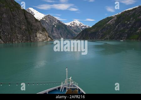 Alaska fjord Tracy Arm Banque D'Images
