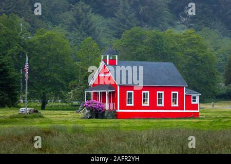 31 mai 2019, Californie, USA N - Stone Lagoon une école à house dans le Nord de la Californie, à partir de la Route 101 Banque D'Images