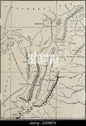 . Examen des évaluations et de travail du monde. sur de l'avenir, la nature a pro-ment le pays avec des champs whereverwater charbon puissance peut être à la hauteur. Le Cauca, Mag-dalena, et d'autres immenses rivières ont en theirsources ou près de la prodigieuse élévation ofland connu sous le nom de massif. C'est le Tibet ofSouth nord-le toit du continent. C'est la ère NEIV EN COLOMBIE. 569 un coffret intact de la nature. Unpopulatedand inexploré, il propose à l'aventureux, audacieux, et de l'humanité un élément haray newColorado, agrandie 10 fois. Il y a de richesse incalcu-label or, argent, cuivre, fer, et autres m Banque D'Images