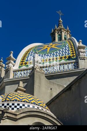 SAN DIEGO, CA - novembre 13,2016:Architecture de Balboa Park à San Diego, Californie, États-Unis d'Amérique. Banque D'Images