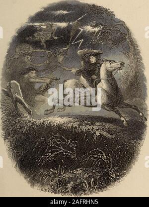. Les œuvres poétiques et des lettres de Robert Burns. nned sur Carrick shore ; connu pour mony une bête morte à elle, beaucoup, à la mort et ont péri mony un bateau, et bonnie secoua baith meikle le maïs et l'ours, à la fois, une grande partie, de l'orge et maintenu le pays dans la peur.) Son-Cutty Sark, o Paisley harn, que bien qu'un lassie elle avait porté, en longitude si douloureusement maigre, c'était son meilleur, et elle a été vauntie- vantard, Ah ! Peu kenned ton révérend grannie savait que sark elle coft pour son wee Nannie, acheté Wi twa pund Scots (TWAS), ses richesses un Wad jamais honoré une danse o sorcières ! Mais ici ma Muse son aile maun Banque D'Images