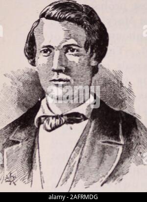 . John Brown et ses hommes ; avec un peu de considération des routes ils pour venir à Harper's Ferry. maintenu depuis près de deux ans. JOHN BROWN, un important si irrégulières, correspondance), j'ai être-gan une investigation systématique des conditions, roadsand topographie du sud-ouest, la visite d'un dealof bien le territoire des Indiens, avec des parties de southwestMissouri, dans l'ouest de l'Arkansas, et le nord du Texas, également, sous le couvert de l'examen des itinéraires ferroviaires,etc. Les lettres que j'écrivais Kagi de temps à autre weresigned anunderstanding par William Harrison avec lui. Il wasthis gavewhen nom Albert Hazlett prises prison Banque D'Images