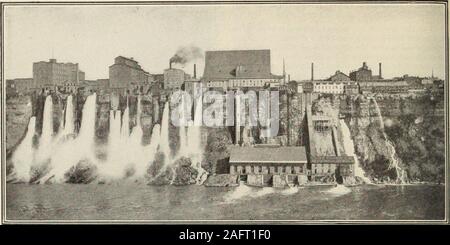 . Examen des évaluations et de travail du monde. accordé des chartes à neuf Niagara power com-gnies, sans argent et sans prix,-ou, au moins, sans que l'État ait jamais vu.La fumigation générale autour de Albany à thefall élections, cependant, est dit avoir le cleanedout^ avec hall Niagara reste. Si thefreedom de corporate et autres obligations de la présente législature est véritablement indexé par thecharacter de son Orateur, jeune James AY. Wads-worth, Jr., l'actuel mesures Niagara sont ini&gt ;:ood mains. 438 LE MENSUEL AMÉRICAIN^ REI/^IEIVS EIV DE RE.. Voir ci-dessous un premier pont en arc en acier, SHO Banque D'Images