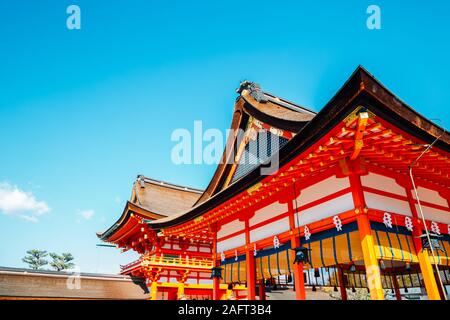 Fushimi Inari shrine in Kyoto, Japon Banque D'Images