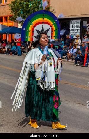 10 AOÛT 2019 - GALLUP NEW MEXICO, USA - Portraits des Amérindiens au 98e sondage Inter-tribal Indian Ceremonial, Nouveau Mexique Banque D'Images
