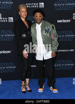 16 Décembre 2019 - Hollywood, Californie - Spike Lee. Le Disney's ''Star Wars : La montée de Skywalker'' Los Angeles Premiere tenue à Hollywood. (Crédit Image : © Birdie Thompson/AdMedia via Zuma sur le fil) Banque D'Images