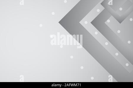 Résumé fond gris avec des formes modernes et dégradés. Illustration Illustration de Vecteur