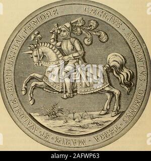 . L'histoire du Maryland Dulany. f lui sur un voyage fromEngland à Maryland. Il est arrivé à St Davids sur l'Februaiy 10,5726th, Julian, temps, apportant avec himthe grand sceau du Maryland, représenté dans la cale sèche en-. 31. Le conseil d'État, nommé par Seigneur Baltimoreto Servir avec du gouverneur, était composé de Fendall William Pierre, dernier gouverneur, Thomas Girard, John Price, Chandler,Luc Barbier, et toutes autres personnes, de ne pas dépasser trois-ing dans nuinber, que le gouverneur doit être heureux et tonominate nommer. 32. Le Conseil a publié que Sa Seigneurie a sentover un nouveau grand sceau Banque D'Images