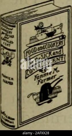 . Cuisine américaine. L'ÉCOLE DE CUISINE DE BOSTON-COOK BOOK Par Fannie Merritt Farmer. Contient 2 117 recettes testées à fond,de la plus simple et économique complexe et coûteuse à l'leadingAmerican - l'autorité compétente sur la cuisson. Le meilleur livre de cuisine sur le marché. - Monde de womans. Plus de 130 illustrations. 648 pages. Chiffon. 1,80 $ Net. La mise en conserve. Préserver et faire de la gelée par Janet M. Hill. Un guide faisant autorité, contenant le dernier mot sur le subjectstreated -un travail fiable pour toutes les ménagères. Entièrement illustré. 1,00 $ Net. Un NOUVEAU LIVRE DE CUISINE Par Fannie Merritt Farmer. Presque une indis Banque D'Images