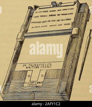 . Bonne et mauvaise vue : et l'exercice et la préservation de la vision. med l'apparence qui est montré dans Fig. 49.Il n'est pas calculée uniquement à faire pour d'autres ce qu'il didfor son inventeur, mais également pour permettre aux personnes aveugles, rapports devenu aveugle après avoir été accustomedto ecrire, de continuer la pratique sans difficulté.dans le traitement de certaines formes de maladie de l'oeil il adjuvant isan de grande valeur, puisqu'il allège thetedium qui seraient autrement assister à enforcedidleness ; et il a en outre le mérite de tant de la part d'équilibre qu'il nous permettra de voir des gens towrite une droite Banque D'Images