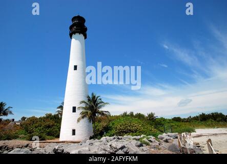 Bill Baggs Cape Florida Lighthouse Banque D'Images