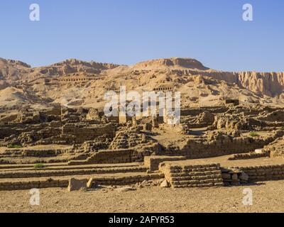 Tombeau de nobles, Luxor, Egypte Banque D'Images