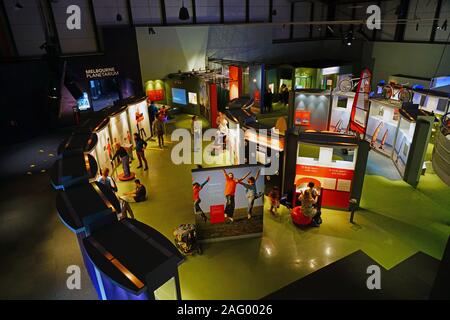 MELBOURNE, AUSTRALIE - 16 JUL 2019- Vue de la Scienceworks, une science museum situé dans Spotswood, Melbourne, Victoria, Australie. Banque D'Images