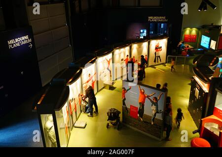 MELBOURNE, AUSTRALIE - 16 JUL 2019- Vue de la Scienceworks, une science museum situé dans Spotswood, Melbourne, Victoria, Australie. Banque D'Images