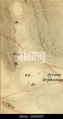 . La Palestine et la Syrie avec le chef à travers la Mésopotamie et la Babylonie ; manuel pour les voyageurs ;. Banque D'Images