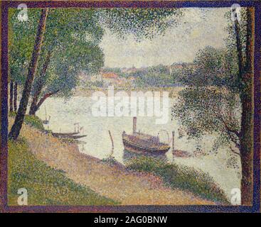 Temps gris, Grande Jatte, ca. 1886-88. Banque D'Images