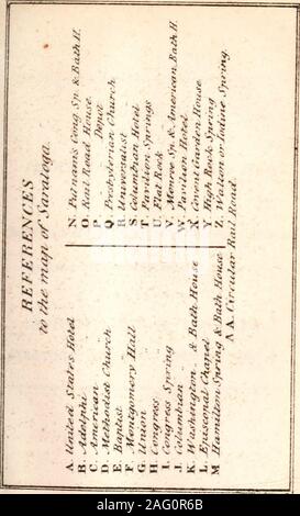 . Le livre des voyageurs propres, à Saratoga Springs, Niagara Falls, Canada ... et un guide complet pour le valétudinaire et pour le touriste ... La partie II. Escapade nocturne à Saratoga Springs. Maisons publiques, Description des ressorts, en Virtne tlic la guérison de maladies DES DIRECTIVES QUANT À L'EAU POTABLE ET À L'AIDE DE L'EAU. L'analyse. Echelle d'UTILISATION DE LA BAIGNOIRE.SARATOGA VILLAGE -ATTRACTION, &c. Escapade nocturne à Saratoga. L'ARRIVÉE À L'SPRINGS. Madame, de cette façon, voici notre salon.l (lay est agréable. Monsieur - Priez être assis -heureux de vous servir, toute commande, Sir ?Les bagages 7 C'est trop vu - une chambre ?avec plaisir ; Mauvais sh Banque D'Images