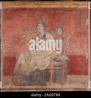 Peinture murale à partir de la salle H de la Villa de P. Fannius Synistor à Boscoreale, ca. 50-40 av. Banque D'Images