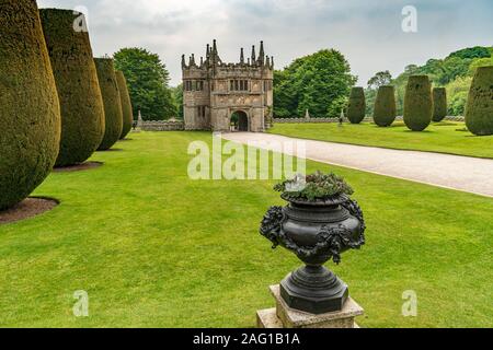 Lanhydrock House et Jardin dans le sud près de Cornwall Bodmin, National Trust, Angleterre, Royaume-Uni, Grande Bretagne Banque D'Images