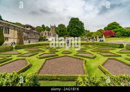 Lanhydrock House et Jardin dans le sud près de Cornwall Bodmin, National Trust, Angleterre, Royaume-Uni, Grande Bretagne Banque D'Images