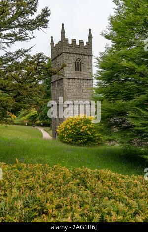 Lanhydrock House et Jardin dans le sud près de Cornwall Bodmin, National Trust, Angleterre, Royaume-Uni, Grande Bretagne Banque D'Images