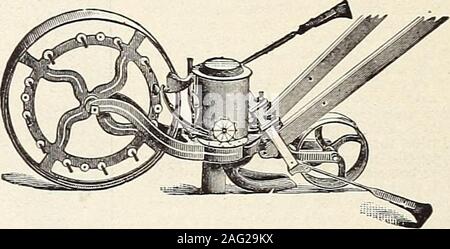 . Annuel 1913 de semences. Nouvelle Prestation universelle n° 16, 7,00 $ Hill et percer Seeder. Nouvelle combinaison universelle Hill et DrillSeeder n° 22, Prix withAttachments complète, 9,25 $ Banque D'Images