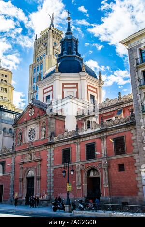 Le centre de Madrid près de El Retiro, à quelques pas du parc du même nom et le musée Pardo Banque D'Images