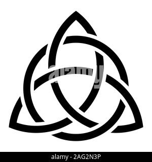 Triquetra entrelacés symbole knot Banque D'Images