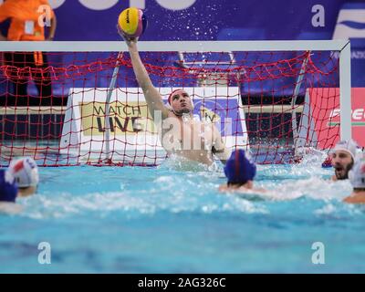 Civitavecchia, Italie. 25Th Dec 2019. marco de lungo (Italia) lors de la Ligue mondiale de water-polo européen Hommes - Italia contre la Géorgie, le water-polo de l'équipe nationale italienne à Civitavecchia, Italie, le 17 décembre 2019 : Crédit Photo Agency indépendante/Alamy Live News Banque D'Images