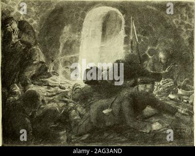 . L'hebdomadaire de l'American Legion [Volume 1, no 10 (5 septembre 1919)]. Aucun homme n8 5 Septembre, 1919 DES TERRES 21. La grenade à main (une grenade à main a beenthrown doorwayof grâce à l'abri dans le midstof une partie des Allemands. D Anincident {hors la ville de nettoyage hi.) Banque D'Images