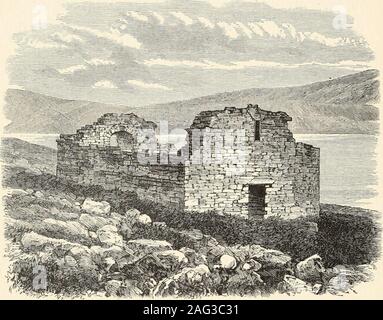. Les voyages du monde frères, Nicolò et Antonio Zeno, pour les mers du nord dans le xive siècle : comprenant les derniers comptes connus de la colonie perdue du Groenland et des Northmen en Amérique avant Christophe Colomb. enn store Oee, udenfore Einarsfjord ochhedder somligger, Ren0^kaldit e, SAA, fordiom hâter l0être der utalligeRendjuer almindeligVedschaff fortsat ;, och da iche udenBischopens Orloff. Och paa denOe ehr (besteTalgesteen sompaa,de)voit Gronnland, saa nattur-lig gode att de gjore deraff Grauavig Gry- dictum, intra quamaliquanto villa magna spatio est tenipli,dicta Dalus, cathedr Banque D'Images
