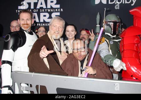 Los Angeles, USA. Dec 16, 2019. 12/16/2019 ambiance "Star Wars : La montée de Skywalker" Premiere tenue au Kodak Theater à Hollywood, CA : Crédit Cronos/Alamy Live News Banque D'Images