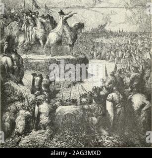 . Frithjof, le viking de Norvège : et Roland, le paladin de France. étend le bras, bénit les themin nom de Dieu, et conclut : 192 Roland ** et être votre pénitence à l'indemnité de grève-boxberger ! Il a été allégé avec coeurs l'knightsrose à partir des genoux, libérés de leur charge maximumde péché, en paix avec Dieu et Forster, andagain monté leur parc de chargeurs, readyand^er pour la bataille de l'EAO. Roland appelé Oli-ver à lui, regrettant son burstof peut-être en colère. Camarade, dit-il, vous avez été à droitedans disant qu'il était Ganelon qui être-nous en barquettes. Il aura échangé pour agoodly nous somme dans l'or et l'argent. Comme forMarsilius, Banque D'Images