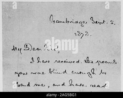 . La jeunesse de James Whitcomb Riley ; fortune's way avec le poète de l'enfance à la virilité. 77. Riley avait été béni avec la vision de sa mis-sion, mais les poètes, comme les autres mortels, s'ils n'theirwork, doivent avoir leur croûte de pain. Il a été literallytrue qu'il avait moins d'argent que son Schoolmasterwho avait aucun - pour qu'il était en dette. Dans son extrémité, il avait décidé de reconstituer son échiquier en faveur-bien répondre à un autre appel de la société graphique, lorsque, comme une respiration de Araby, est venue une letterfrom la Golden Girl, qui a plus de fantaisie amere de la sienne qu'elle tenait dans sa faiblesse whiteha Banque D'Images