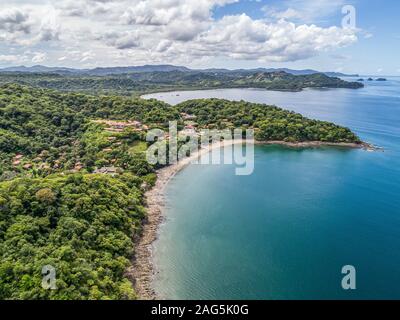 Papagayo Secrets hôtel de luxe avec plage Golfo de Papagayo à Guanacaste, Costa Rica. Banque D'Images