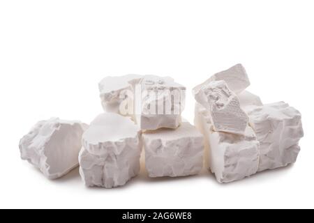 Pueraria lobata Kudzu (Montana) isolated on white Banque D'Images