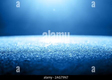 Des flocons de neige sur un matin glacial Banque D'Images