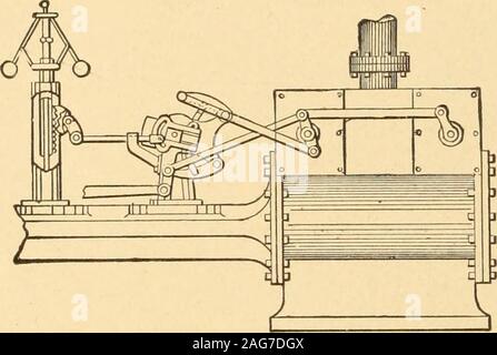 . Appareils mécaniques, les mouvements mécaniques et les nouveautés de la construction ; un ouvrage complet et d'une continuation, dans un deuxième volume, de l'auteur du livre intitulé 'Mechanical mouvements, pouvoirs et périphériques" ... y compris un chapitre explicatif sur les principaux concepts de mouvement perpétuel existant lors des trois derniers siècles. 184. Le STEVENSVALVE RAPPORT. Showingthe toe double et les essuie-glaces avec tringle excentrique décroché.type utilisé sur la Compagnie Riversteamers. Utilisé pour la première fois en 1840.Un type standard pour pied marin-ing-faisceaux moteurs.. 185. Commande de soupapes. Une plaque de poignet sur un carriedby journalisž broche un stand Banque D'Images