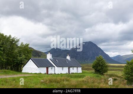 Cottage de Blackrock, Glencoe, Highlands, Scotland Banque D'Images