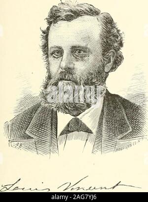 . Histoire du nord du Wisconsin, qui rendaient compte de l'établissement, à la croissance, le développement, et des ressources ; un vaste aperçu de ses comtés, villes, villes et villages, leurs améliorations, industries, usines, des notes biographiques, des portraits d'éminents hommes et les premiers colons ; vues du comté de sièges, etc. ... Pour un seul mandat, l'État et est aujourd'hui superviseur de première salle.Né au Québec, Canada, le 12 juin, 1S43 ; est venu à United States en 1863.mariée à St Paul, Minn., Octobre 14, 1869, à Rose A. Fontaine, né dans l'HISTOIRE DE CHIPPEWA Comté. 219, Montréal, Canada. Ils ont trois enfants-Cha Banque D'Images