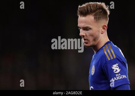 James Maddison de Leicester City - Leicester City v Norwich City, Premier League, King Power Stadium, Leicester, UK - 14 décembre 2019 Editorial N'utilisez que des restrictions s'appliquent - DataCo Banque D'Images