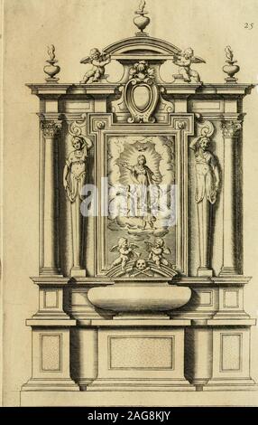 . Par capricciosi Diversi ornamenti depositi o altari, un vtilisimi virtuosi. Banque D'Images