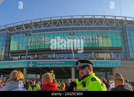 MCFC,Manchester City, le Club de football Manchester City vs Chelsea,Carabao 24/02/2019 finale de la coupe du stade de Wembley, London, England, UK - Dec2019 Banque D'Images